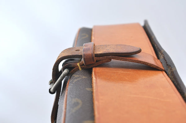 Authentic Louis Vuitton Monogram Cartouchiere GM Shoulder Bag Old Model LV K5096