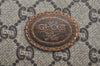 Authentic GUCCI GG Plus Clutch Hand Bag Purse PVC Leather Brown K5104