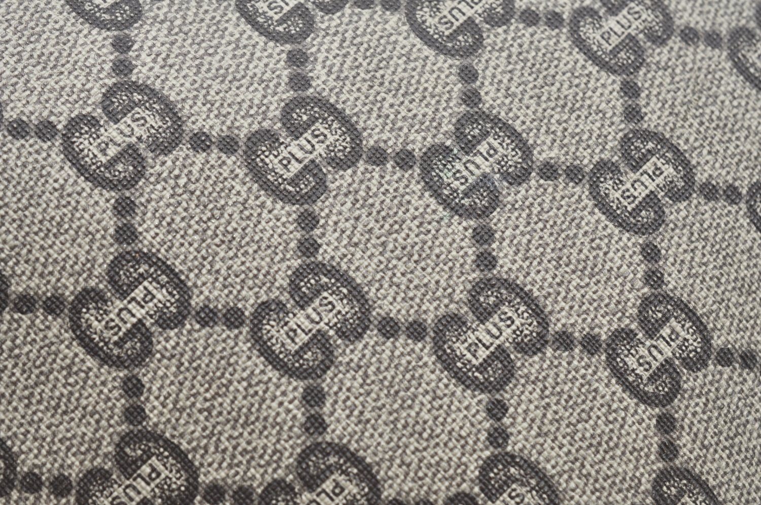 Authentic GUCCI GG Plus Clutch Hand Bag Purse PVC Leather Brown K5104