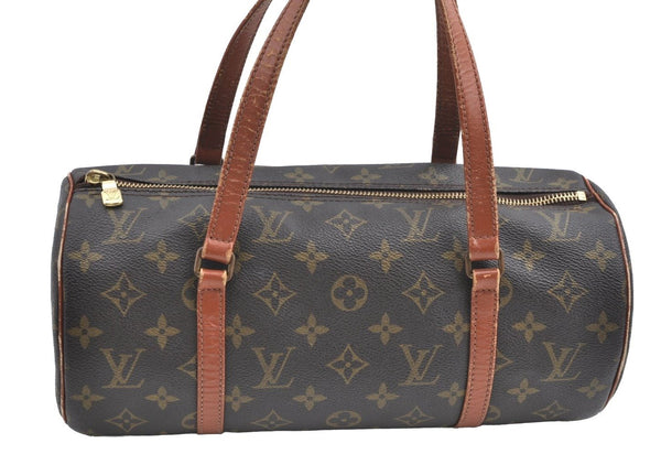 Authentic Louis Vuitton Monogram Papillon 30 Hand Bag Old Model LV K5108
