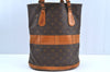 Authentic Louis Vuitton Monogram Bucket GM Shoulder Bag T42236 USA Model K5109