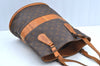 Authentic Louis Vuitton Monogram Bucket GM Shoulder Bag T42236 USA Model K5109
