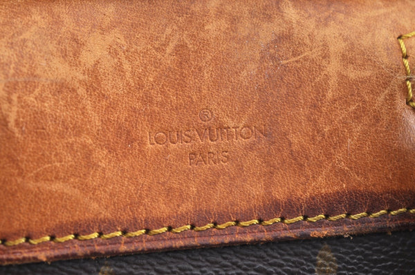 Authentic Louis Vuitton Monogram Deauville Hand Bag M47270 LV K5112