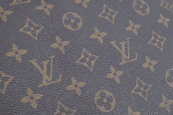 Authentic Louis Vuitton Monogram Deauville Hand Bag M47270 LV K5112
