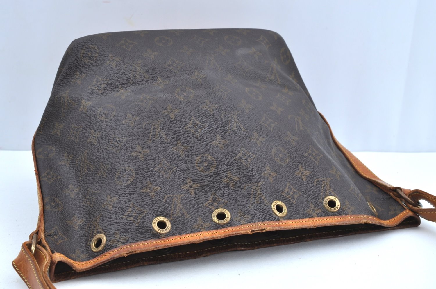 Authentic Louis Vuitton Monogram Petit Noe M42226 Shoulder Drawstring Bag K5113
