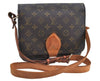 Authentic Louis Vuitton Monogram Cartouchiere MM Shoulder Bag Old Model LV K5114