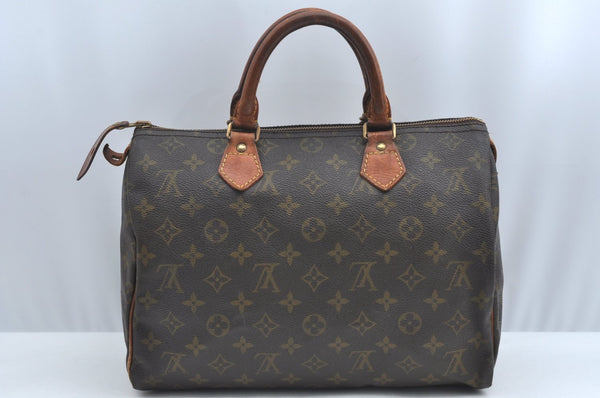 Authentic Louis Vuitton Monogram Speedy 30 Hand Boston Bag  Old Model LV K5115