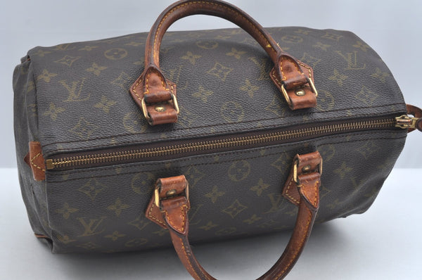 Authentic Louis Vuitton Monogram Speedy 30 Hand Boston Bag  Old Model LV K5115