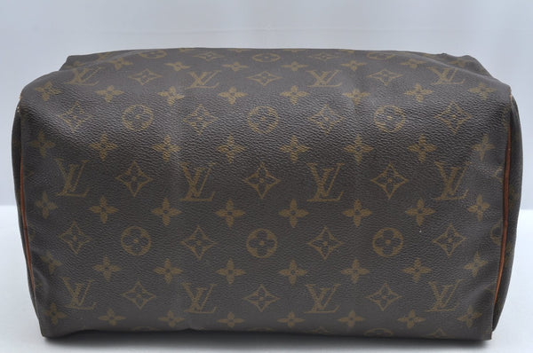 Authentic Louis Vuitton Monogram Speedy 30 Hand Boston Bag  Old Model LV K5115