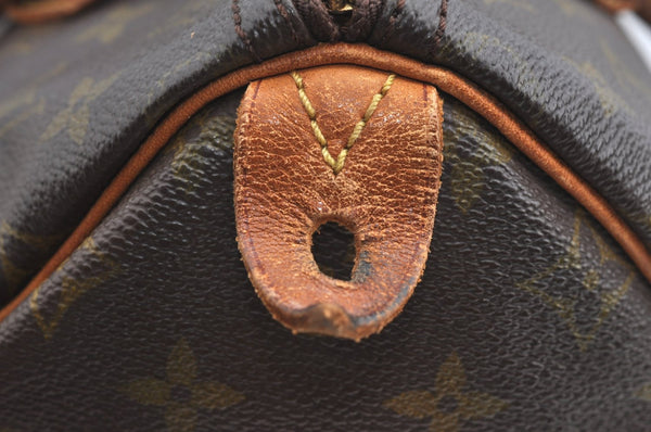 Authentic Louis Vuitton Monogram Speedy 30 Hand Boston Bag  Old Model LV K5115
