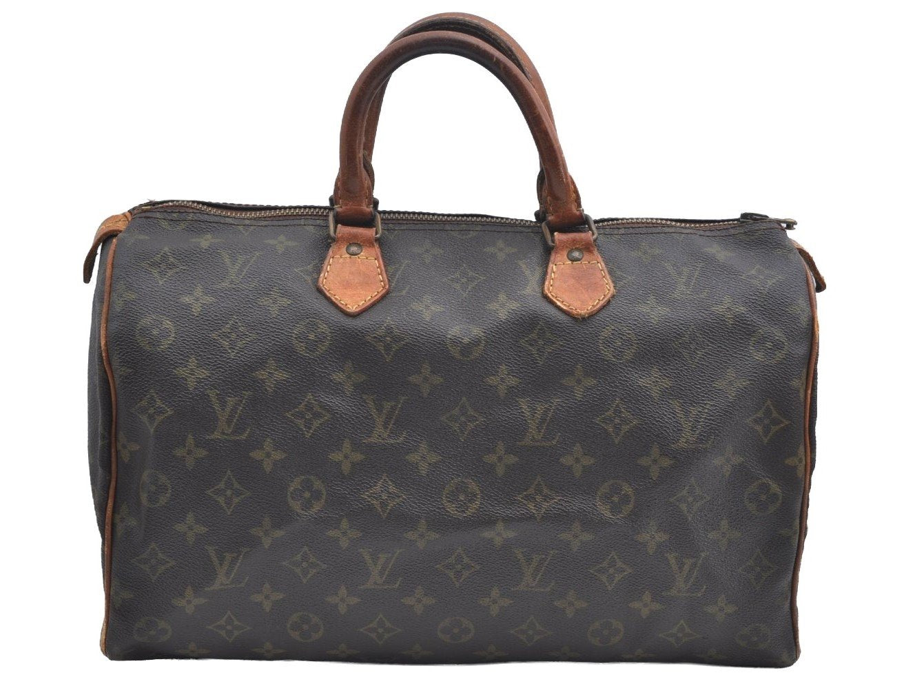 Authentic Louis Vuitton Monogram Speedy 35 Hand Boston Bag Old Model LV K5116