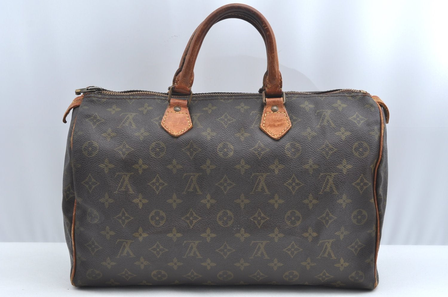 Authentic Louis Vuitton Monogram Speedy 35 Hand Boston Bag Old Model LV K5116