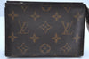 Authentic Louis Vuitton Monogram Poche Toilette 15 M47546 Cosmetics Pouch K5117