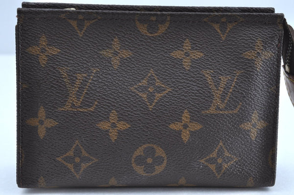 Authentic Louis Vuitton Monogram Poche Toilette 15 M47546 Cosmetics Pouch K5117