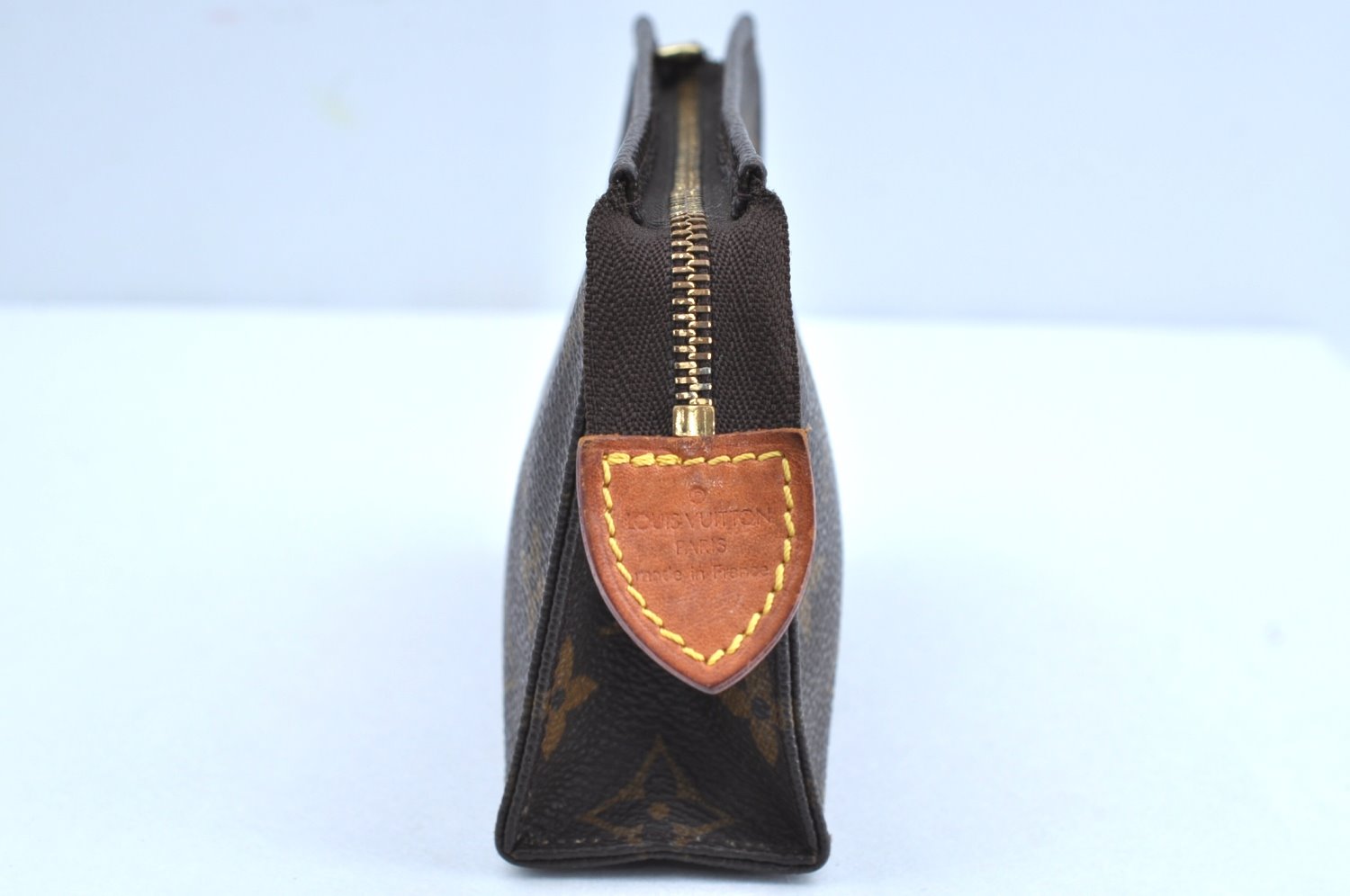 Authentic Louis Vuitton Monogram Poche Toilette 15 M47546 Cosmetics Pouch K5117