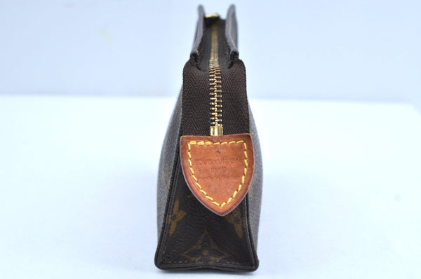 Authentic Louis Vuitton Monogram Poche Toilette 15 M47546 Cosmetics Pouch K5117