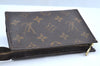 Authentic Louis Vuitton Monogram Poche Toilette 15 M47546 Cosmetics Pouch K5117