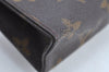Authentic Louis Vuitton Monogram Poche Toilette 15 M47546 Cosmetics Pouch K5117