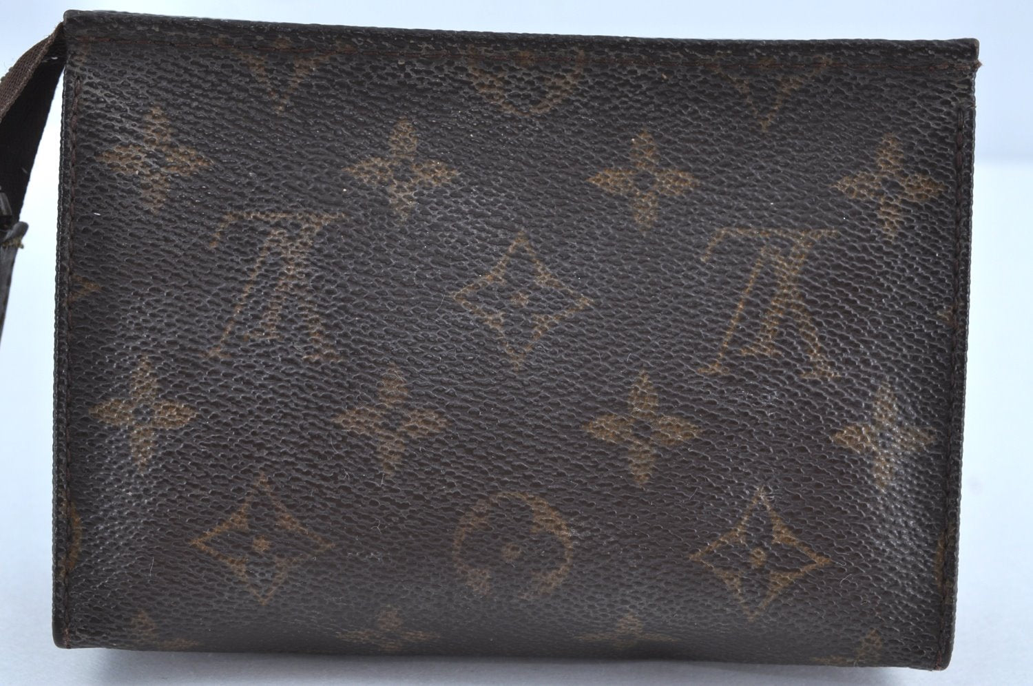 Auth Louis Vuitton Monogram Poche Toilette 15 M47546 Cosmetics Pouch Junk K5121