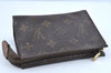 Auth Louis Vuitton Monogram Poche Toilette 15 M47546 Cosmetics Pouch Junk K5121