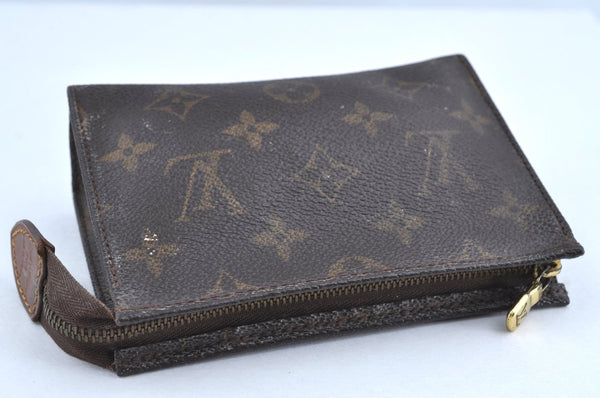 Auth Louis Vuitton Monogram Poche Toilette 15 M47546 Cosmetics Pouch Junk K5121