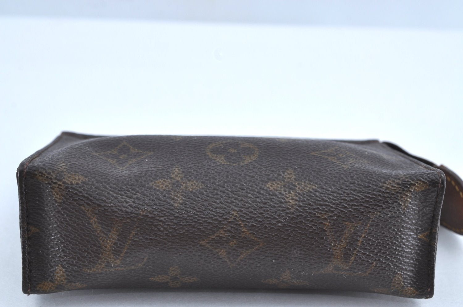 Auth Louis Vuitton Monogram Poche Toilette 15 M47546 Cosmetics Pouch Junk K5121