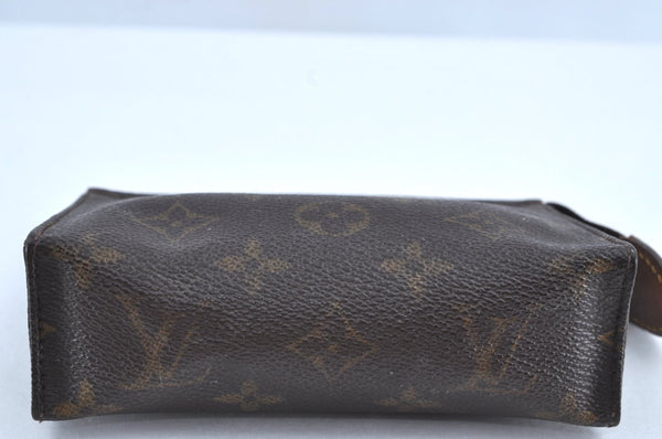 Auth Louis Vuitton Monogram Poche Toilette 15 M47546 Cosmetics Pouch Junk K5121