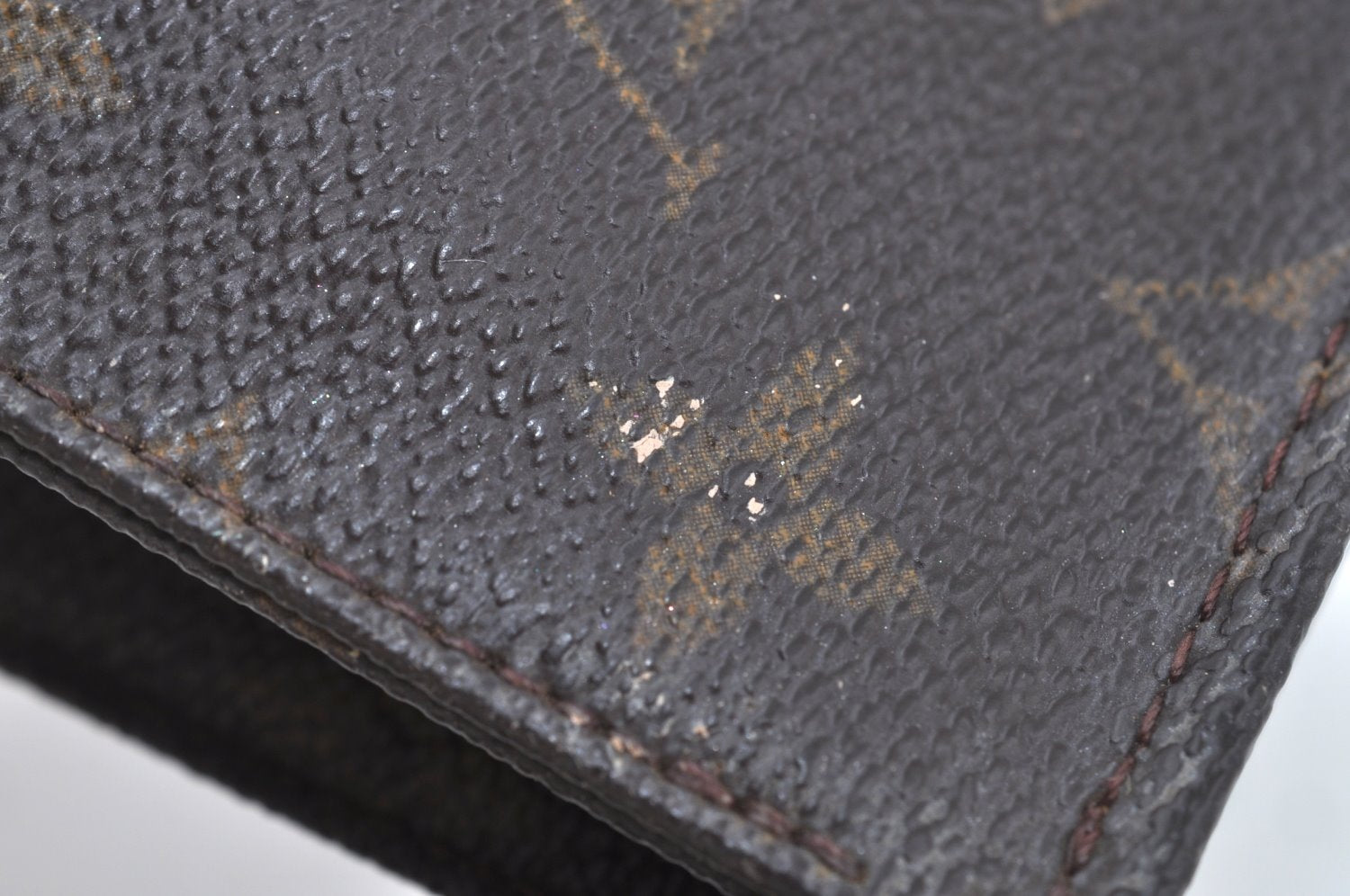 Auth Louis Vuitton Monogram Poche Toilette 15 M47546 Cosmetics Pouch Junk K5121