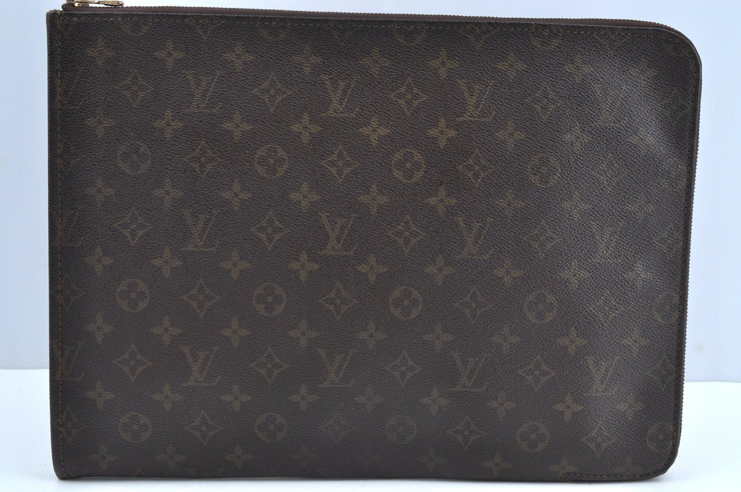 Authentic Louis Vuitton Monogram Poche Documents Document Case M53400 LV K5127
