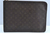 Authentic Louis Vuitton Monogram Poche Documents Document Case M53400 LV K5127