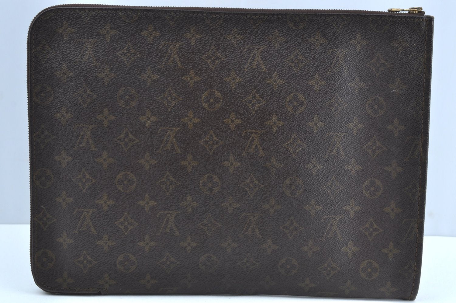 Authentic Louis Vuitton Monogram Poche Documents Document Case M53400 LV K5127