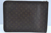 Authentic Louis Vuitton Monogram Poche Documents Document Case M53400 LV K5127