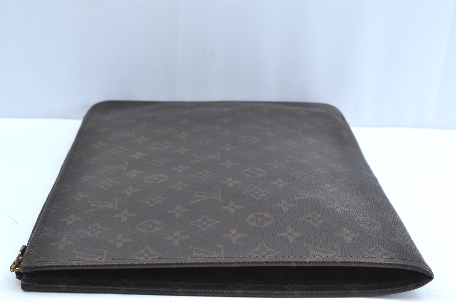 Authentic Louis Vuitton Monogram Poche Documents Document Case M53400 LV K5127