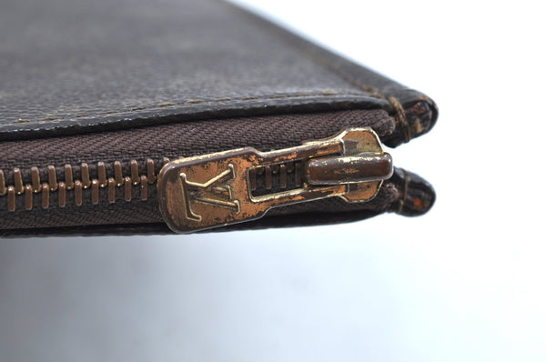 Authentic Louis Vuitton Monogram Poche Documents Document Case M53400 LV K5127