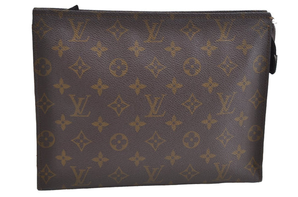 Auth Louis Vuitton Monogram Poche Toilette 26 Cosmetics Pouch Old Model LV K5129