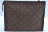 Auth Louis Vuitton Monogram Poche Toilette 26 Cosmetics Pouch Old Model LV K5129