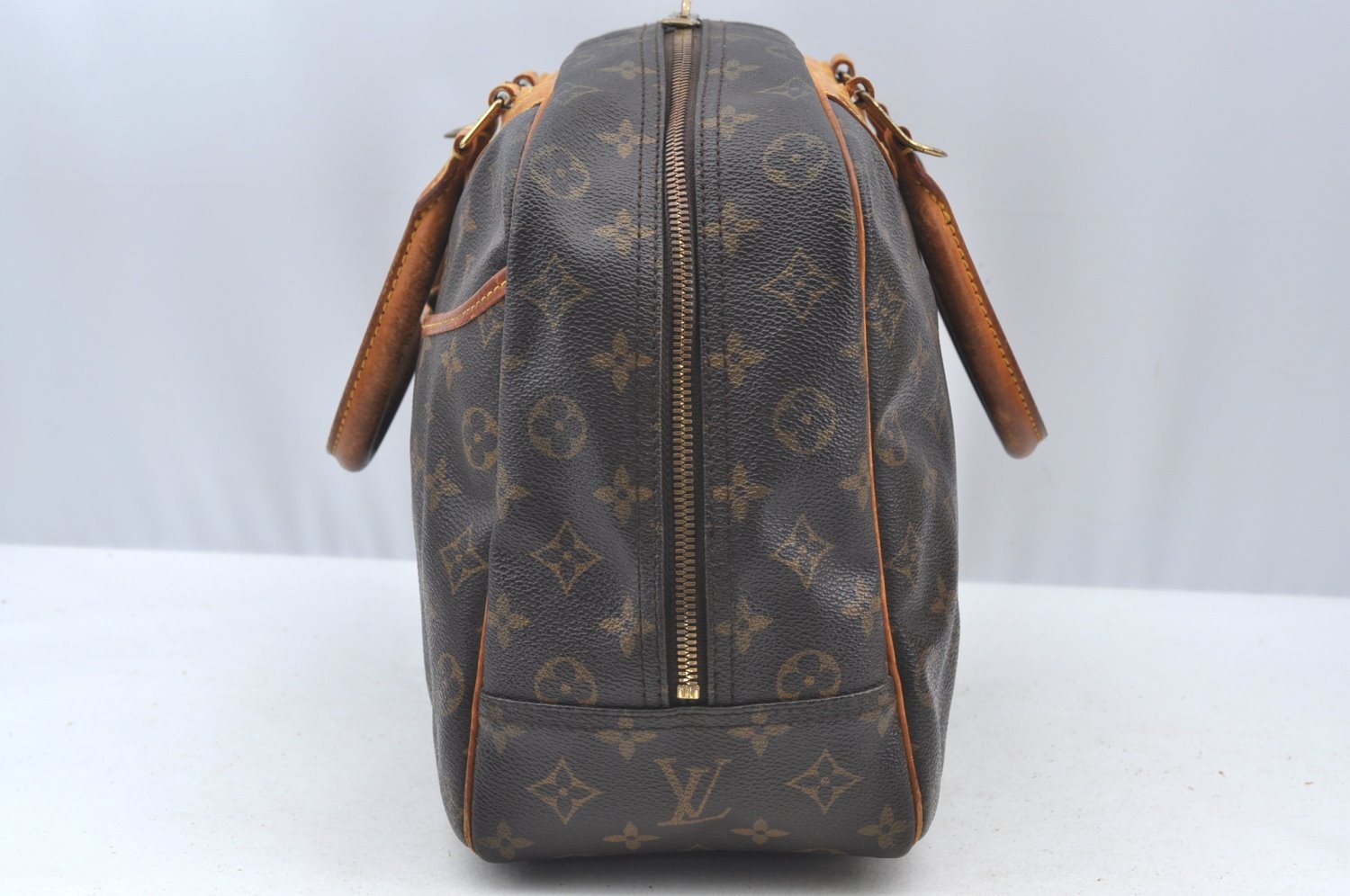 Authentic Louis Vuitton Monogram Deauville Hand Bag M47270 LV K5130