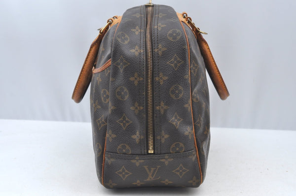 Authentic Louis Vuitton Monogram Deauville Hand Bag M47270 LV K5130