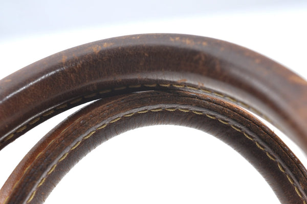 Authentic Louis Vuitton Monogram Deauville Hand Bag M47270 LV K5130