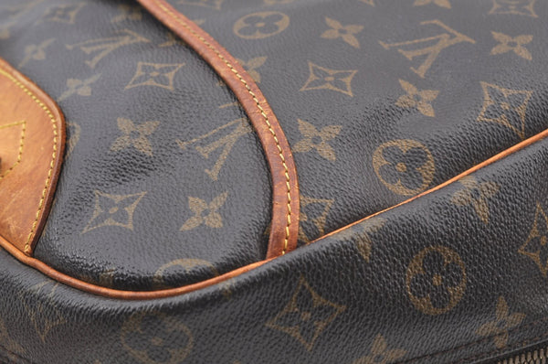 Authentic Louis Vuitton Monogram Deauville Hand Bag M47270 LV K5130