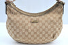 Authentic GUCCI Sherry Line Shoulder Bag GG Canvas Leather 181092 Beige K5135