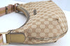 Authentic GUCCI Sherry Line Shoulder Bag GG Canvas Leather 181092 Beige K5135