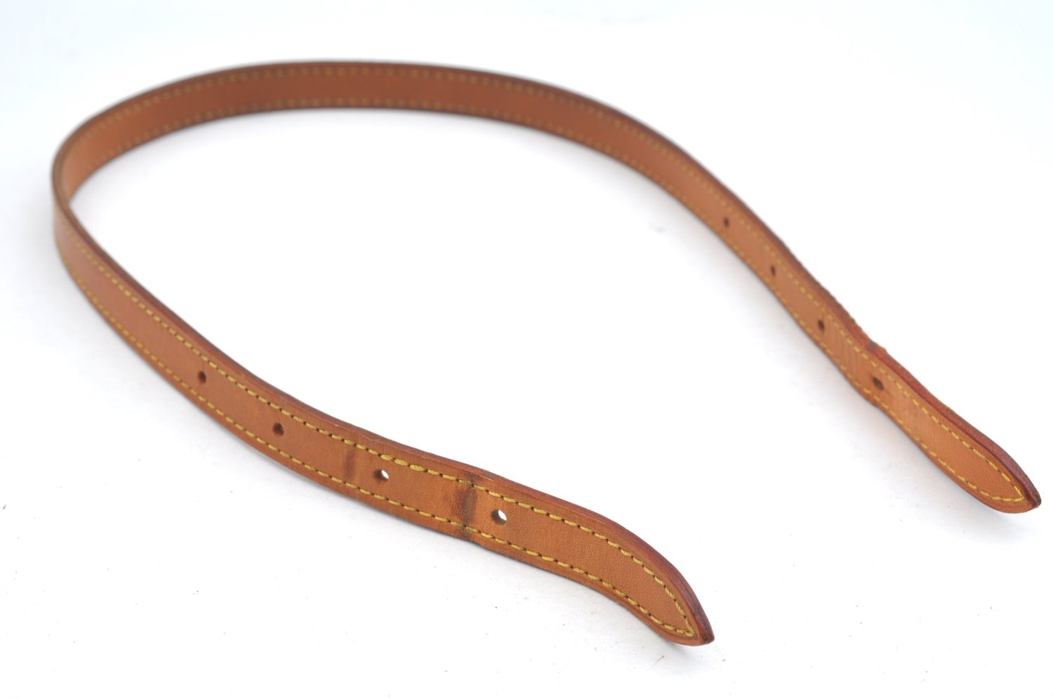 Auth Louis Vuitton Leather Shoulder Strap For Bucket PM 27.6