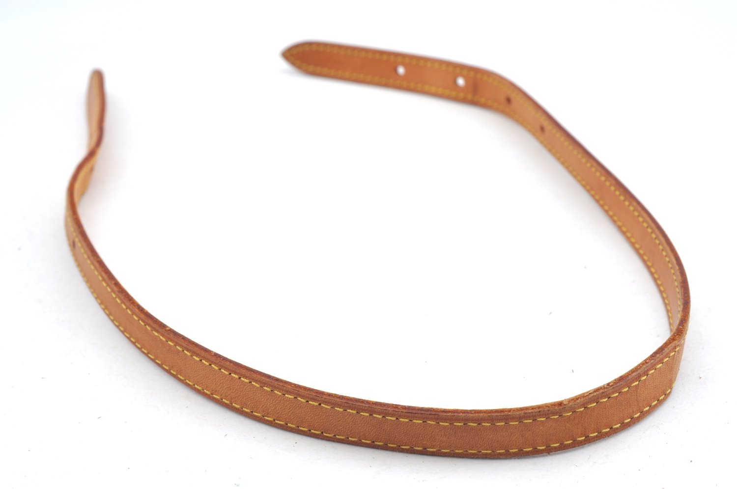 Auth Louis Vuitton Leather Shoulder Strap For Bucket PM 27.6