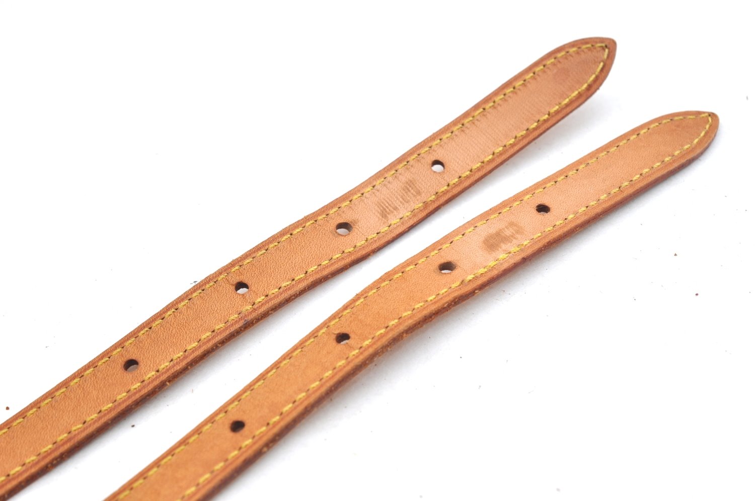 Auth Louis Vuitton Leather Shoulder Strap For Bucket PM 27.6