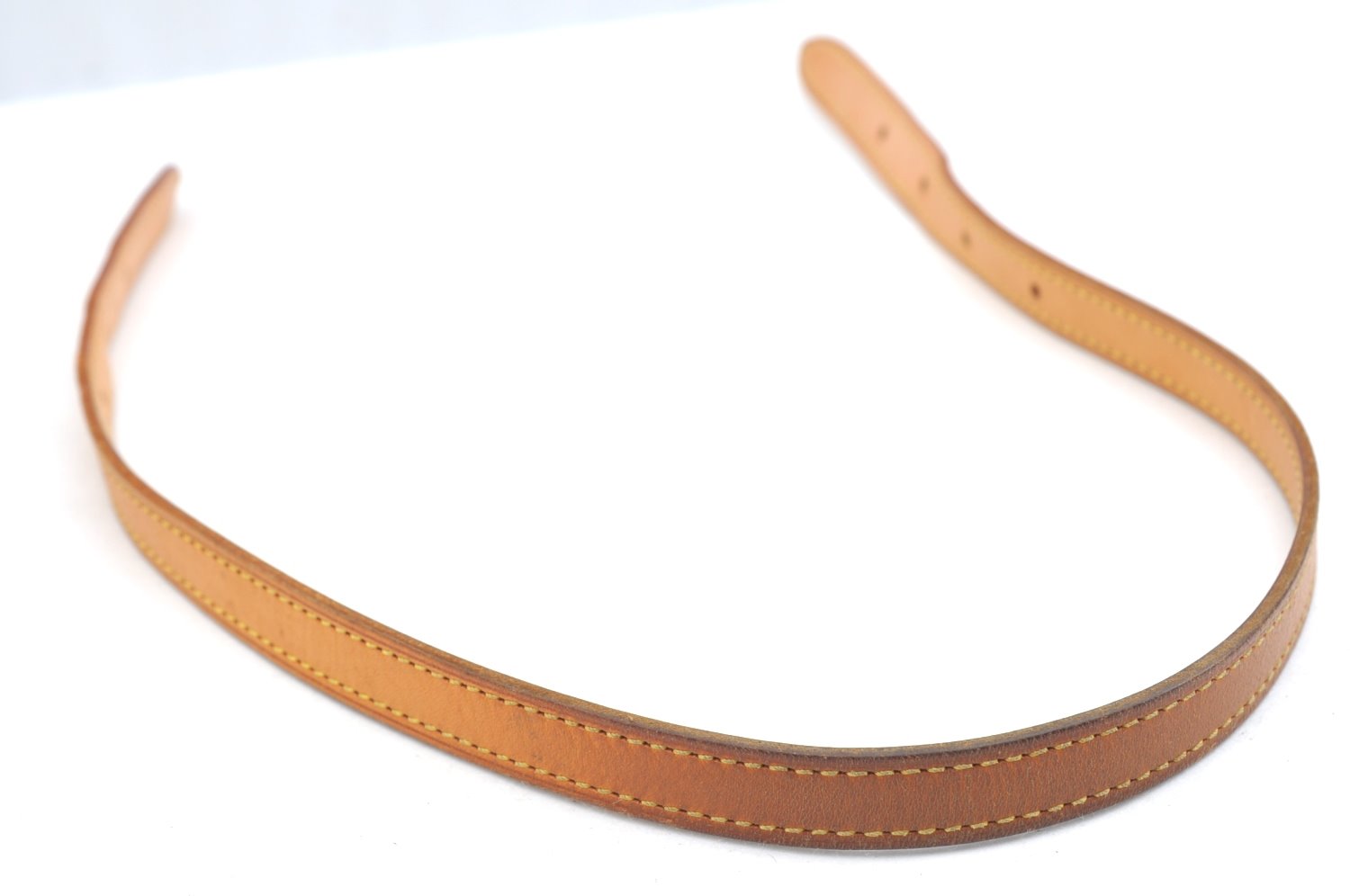 Auth Louis Vuitton Leather Shoulder Strap For Bucket PM 27.6