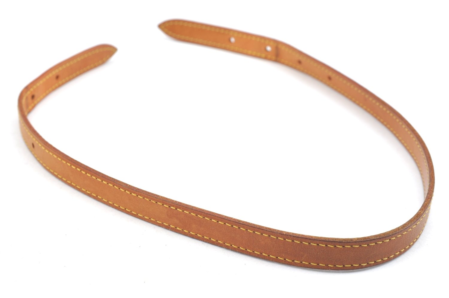 Auth Louis Vuitton Leather Shoulder Strap For Bucket PM 27.6