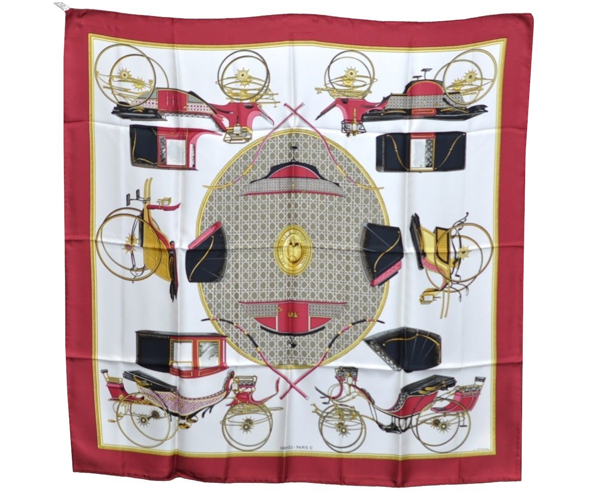 Authentic HERMES Carre 90 Scarf 