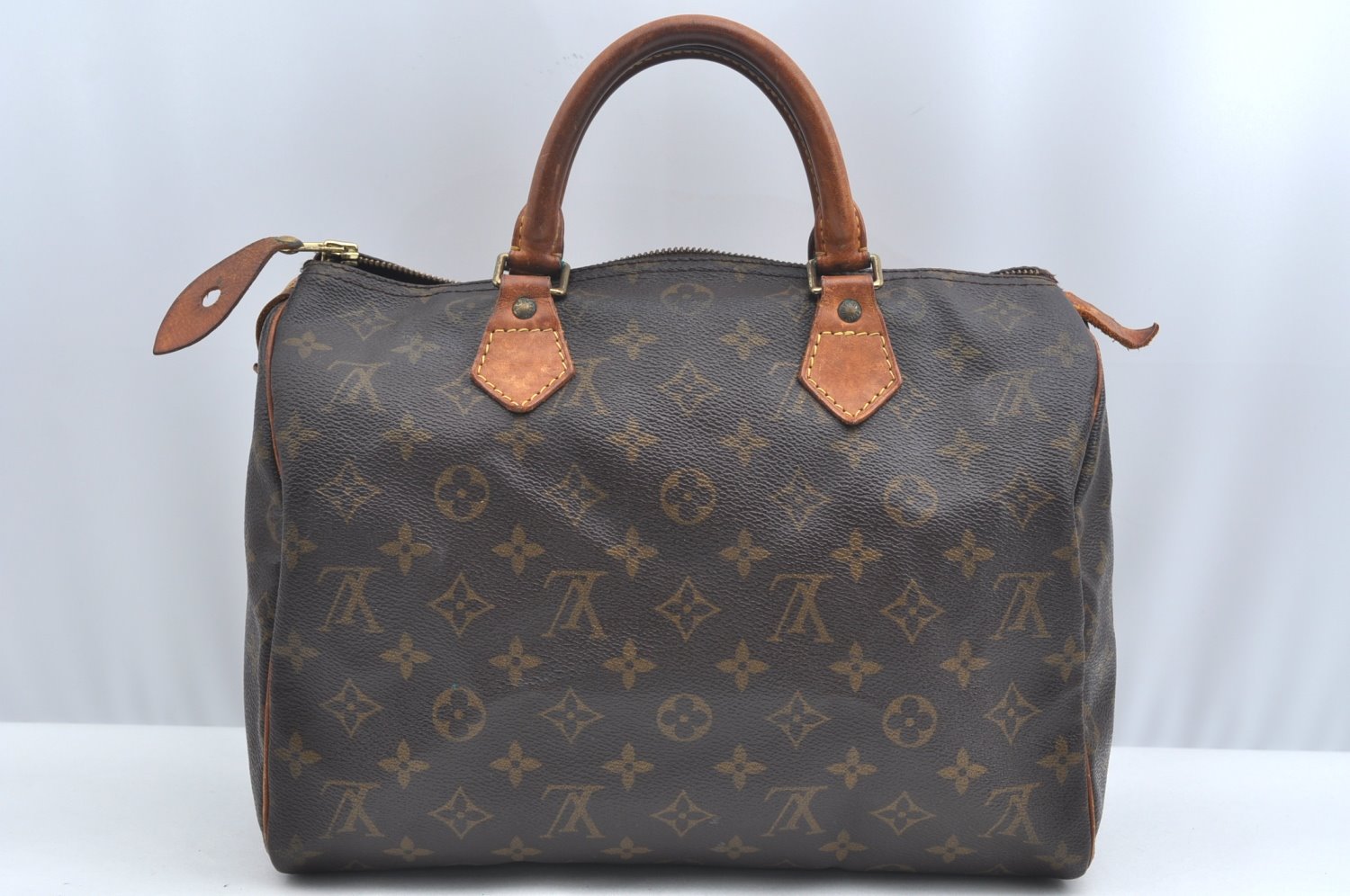 Authentic Louis Vuitton Monogram Speedy 30 Hand Boston Bag M41526 LV Junk K5141