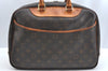 Authentic Louis Vuitton Monogram Deauville Hand Bag M47270 LV K5143